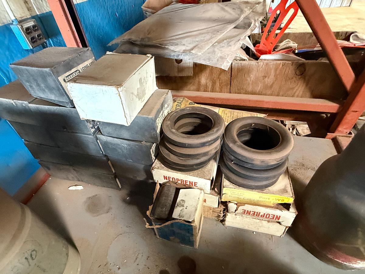 Used SHELF W/ (150+) ASSORTED PIPE FITTINGS, COLLARS, SWAGES, EL’s, REDUCER, X-OVERS, 1-1/2” THRU 6-1/2”