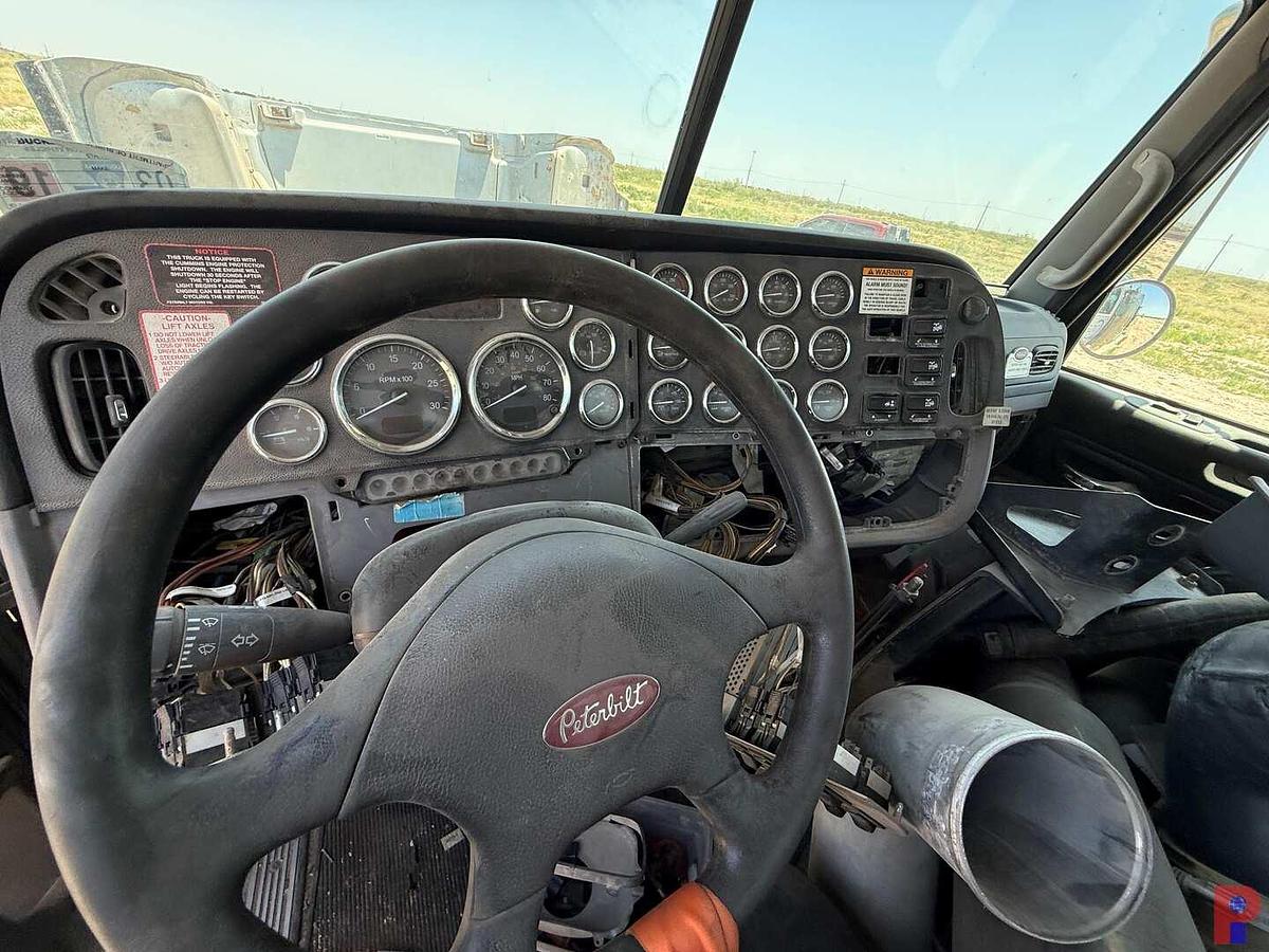 Used 2013 PETERBILT 367 QUAD AXLE COIL TUBING HAUL TRUCK