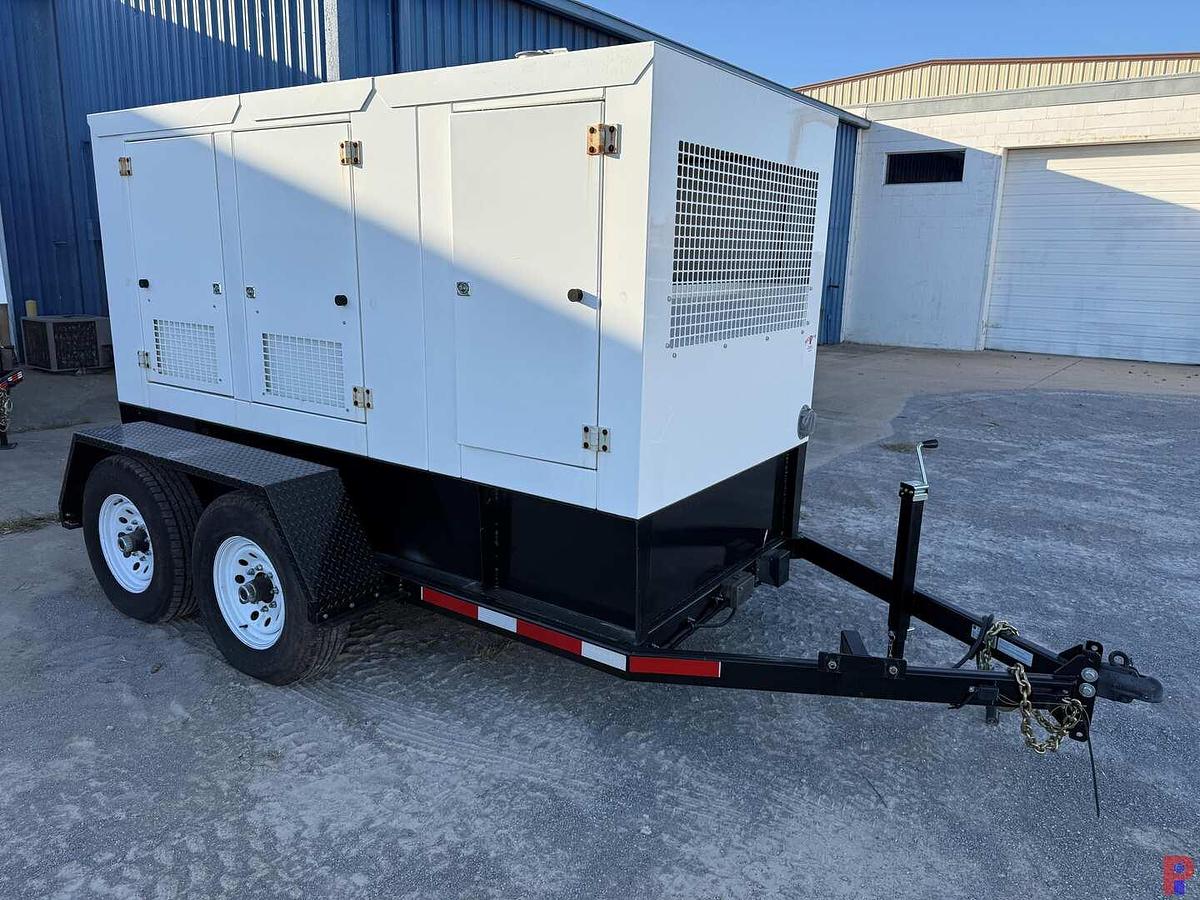 Used 2025 ANACONDA MFG LLC MARATHON 75KW DIESEL GENERATOR, TOWABLE