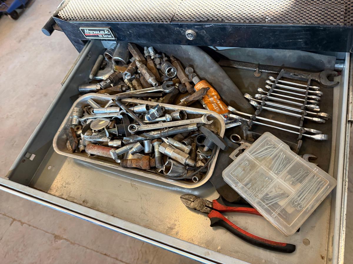 Used HOMACK SE SERIES 6-DRAWER ROLLING TOOLBOX W/ CONTENTS