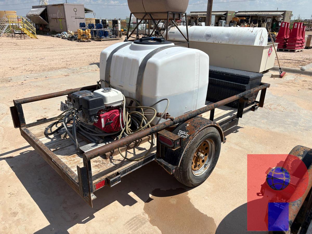 Used 2019 STAGECOACH TRAILERS 10’ X 5’ S/A BUMPER PULL PRESSURE WASHER TRAILER