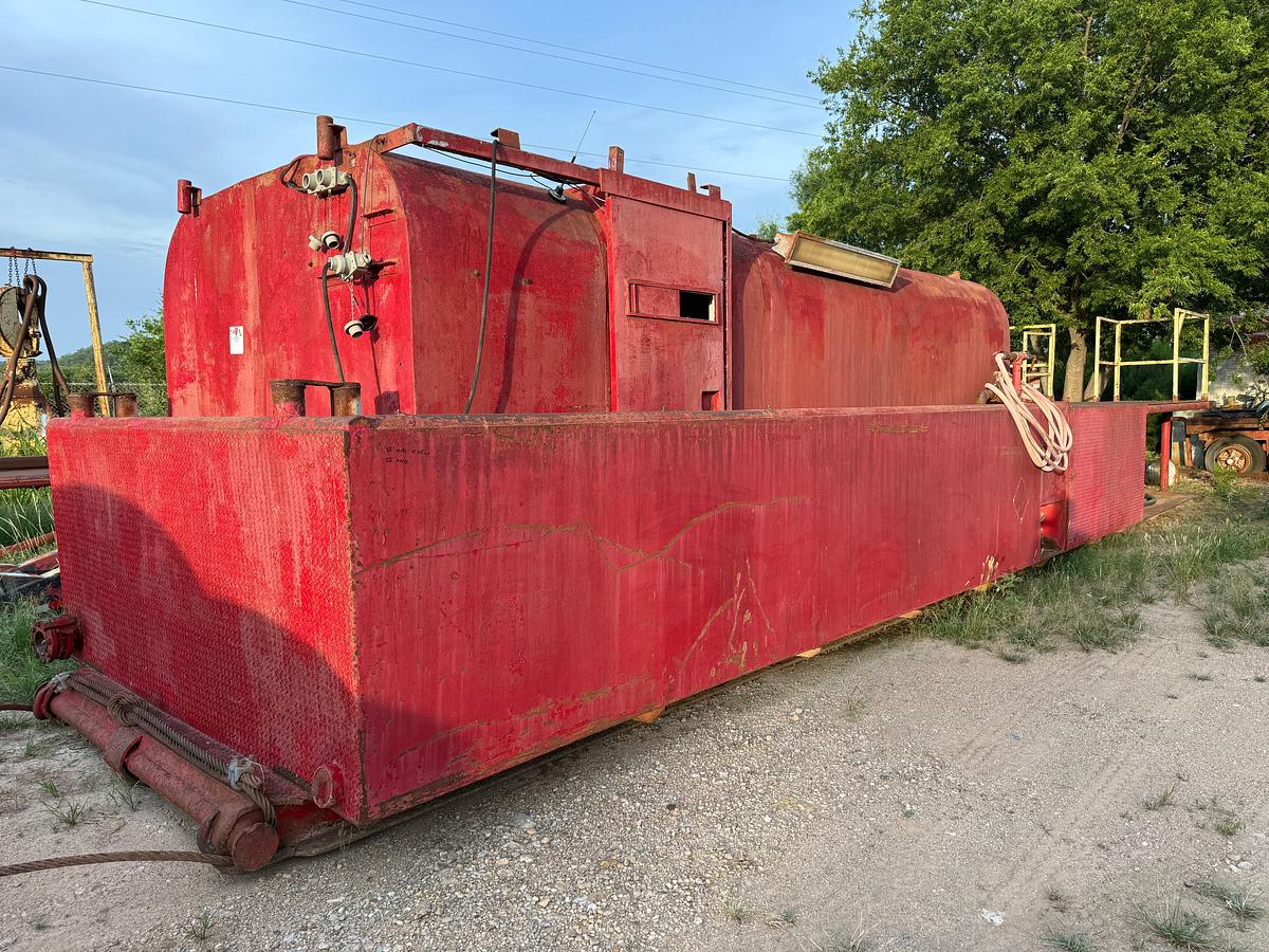 Used 42’L x 10’W TOP DOGHOUSE W/ 22’L WATER TANK / FUEL & LUBE TANKS W 18’L PORCH