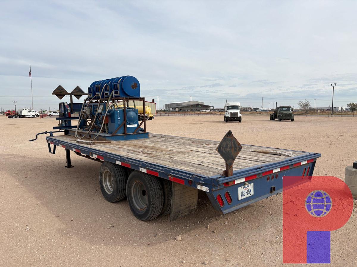 Used 2012 PARKER TRAILERS 20’ X 102” T/A GOOSENECK TRAILER W/FLUID PUMP SKID