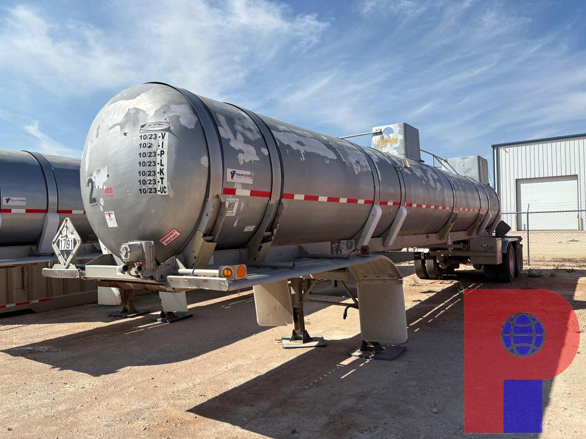 Used 2012 TANKCON  5,400 GALLON T/A CHEMICAL TRANSPORT TRAILER
