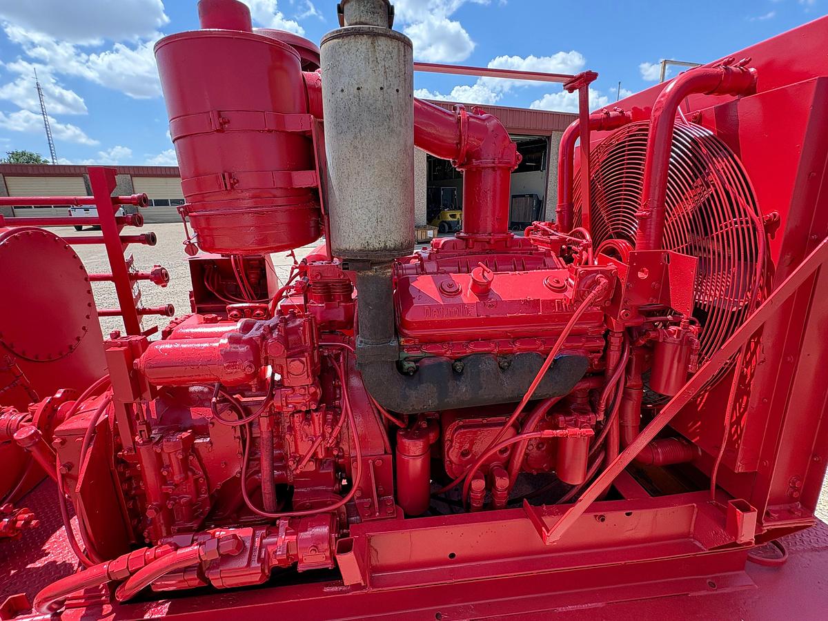 Used Gardner Denver PAH triplex pump mtd on 21’ x 8’ skid