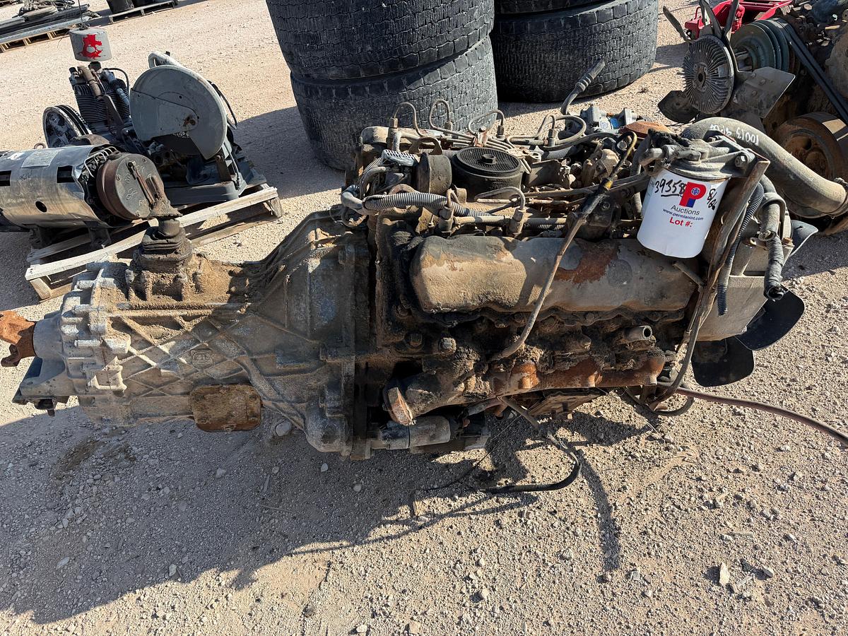 Used INTERNATIONAL A185 7.3L DIESEL ENGINE W/ ZF MOD S 5-42 TRANSMISSION
