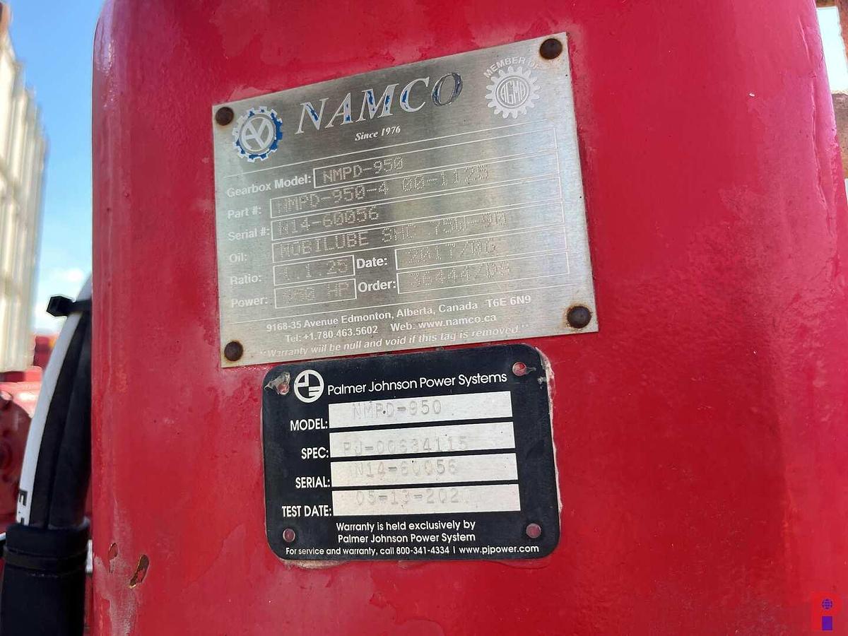 Used NAMCO NMPD-950-4 4-GANG GEAR BOX F/ HYDRAULIC PUMPS