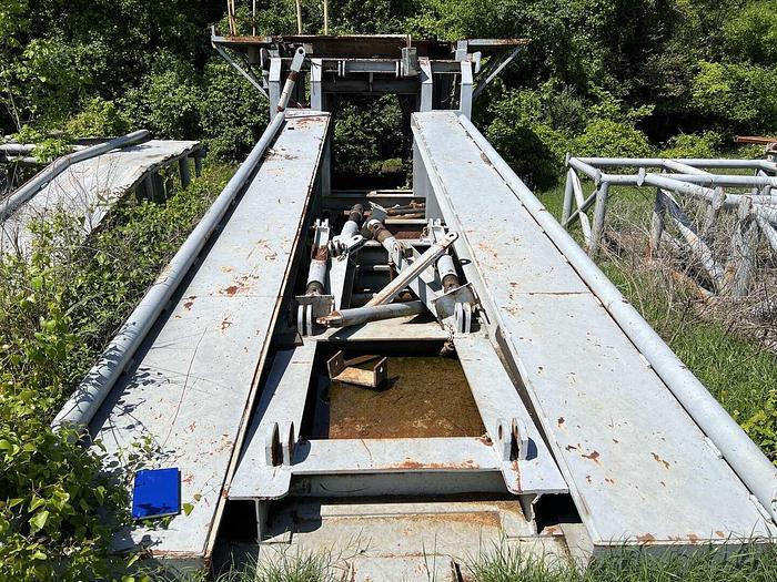 Used 14'L X 8'T X 16'W SUB STRUCTURE W/ 26' ATTACHED RAMP