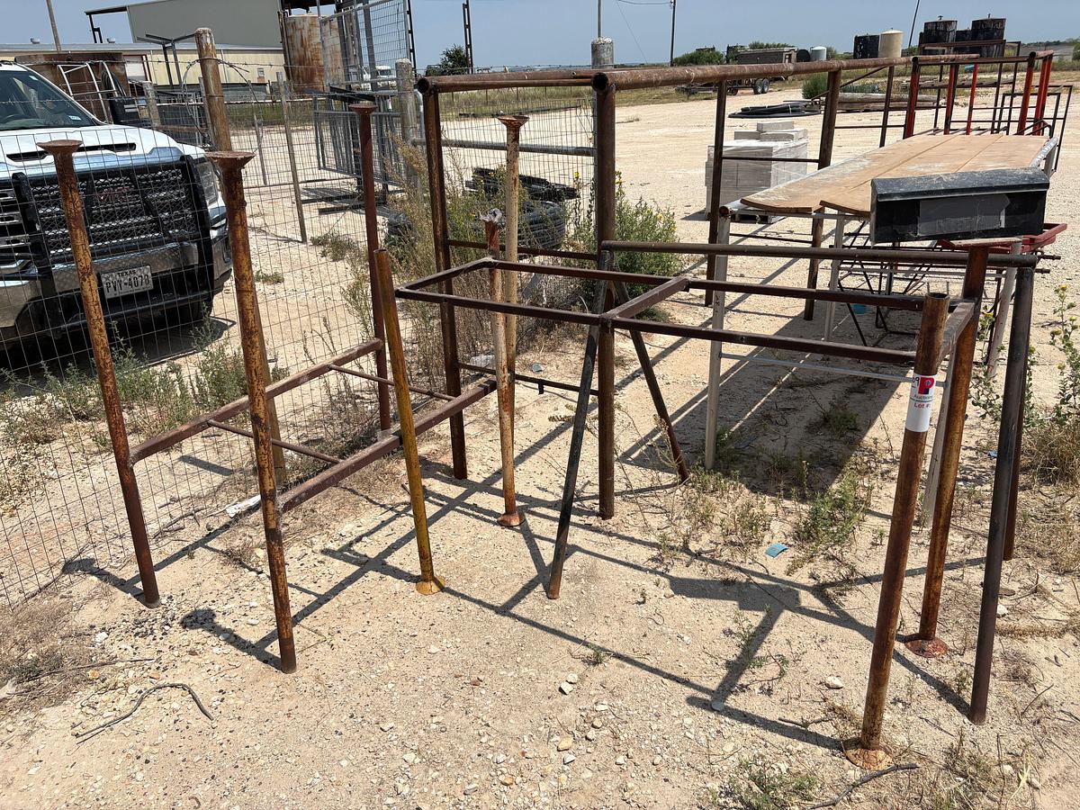 Used (10) assorted size & style tool racks