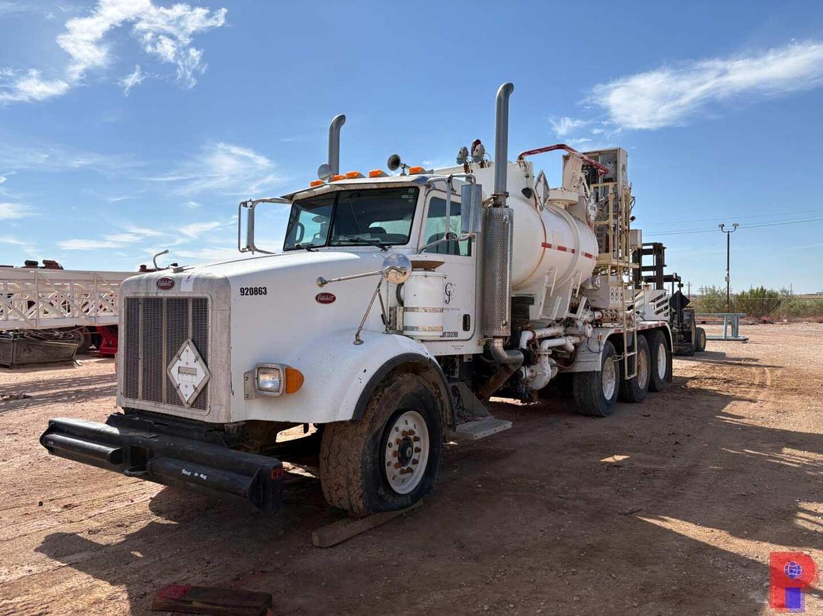 Used 2006 PETERBILT 357 3-AXLE DAYCAB CEMENT PUMP TRUCK