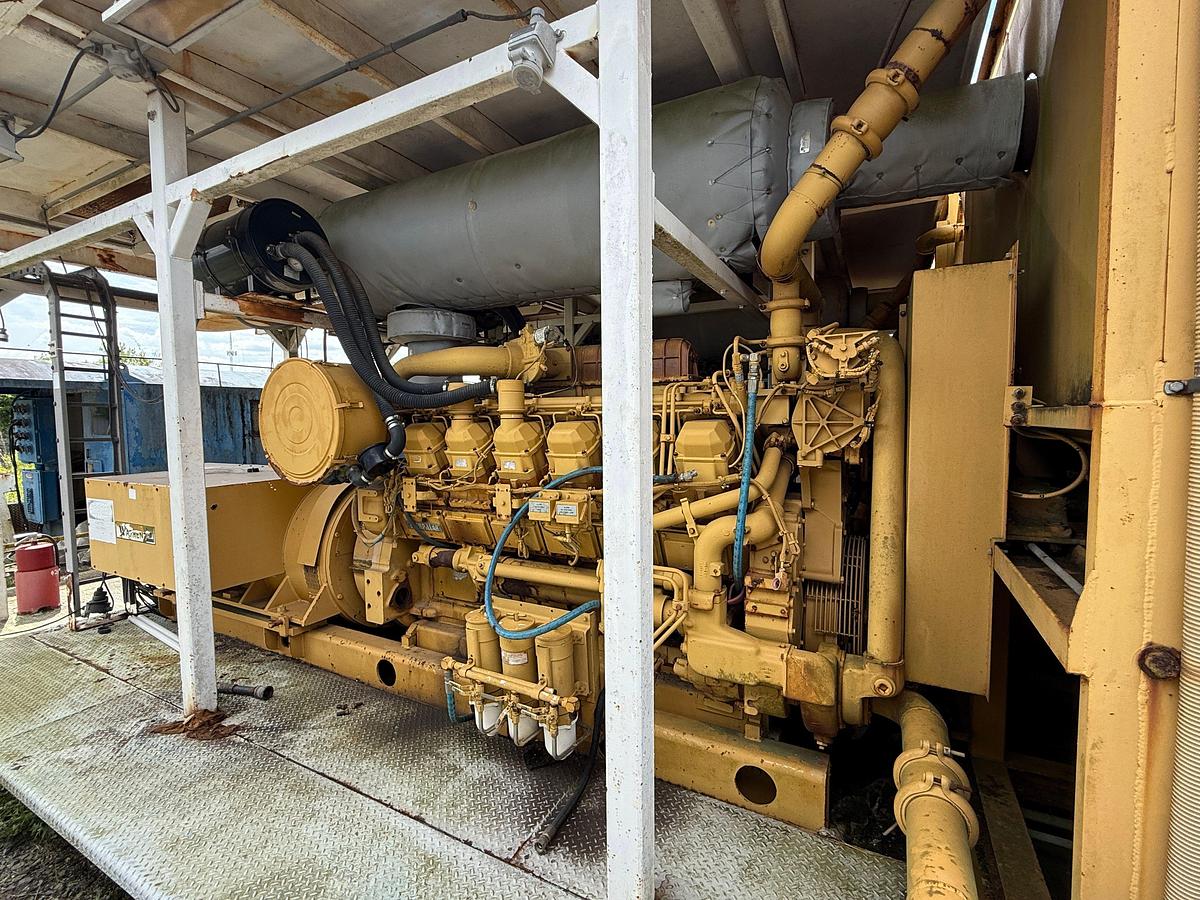 Used KATO 1204-KW DIESEL GENERATOR SET P/B CATERPILLAR 3512B 1621-HP