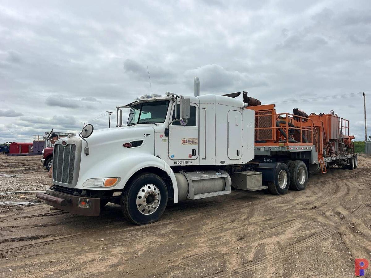 Used 2008 PETERBILT 386 T/A SLEEPER HAUL TRUCK
