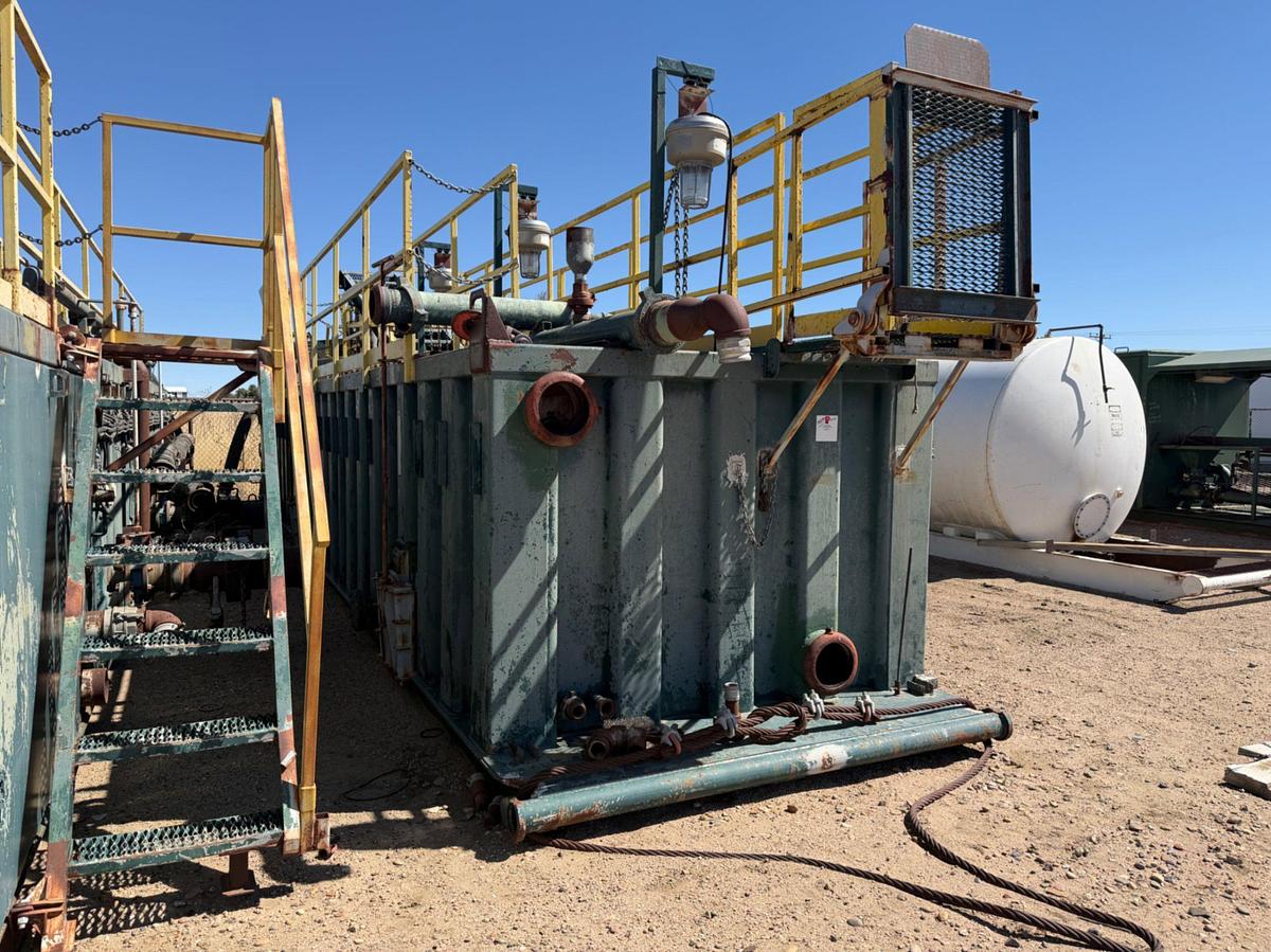 Used 450 BBL Drilling Rig Shale Shaker Mud Tank