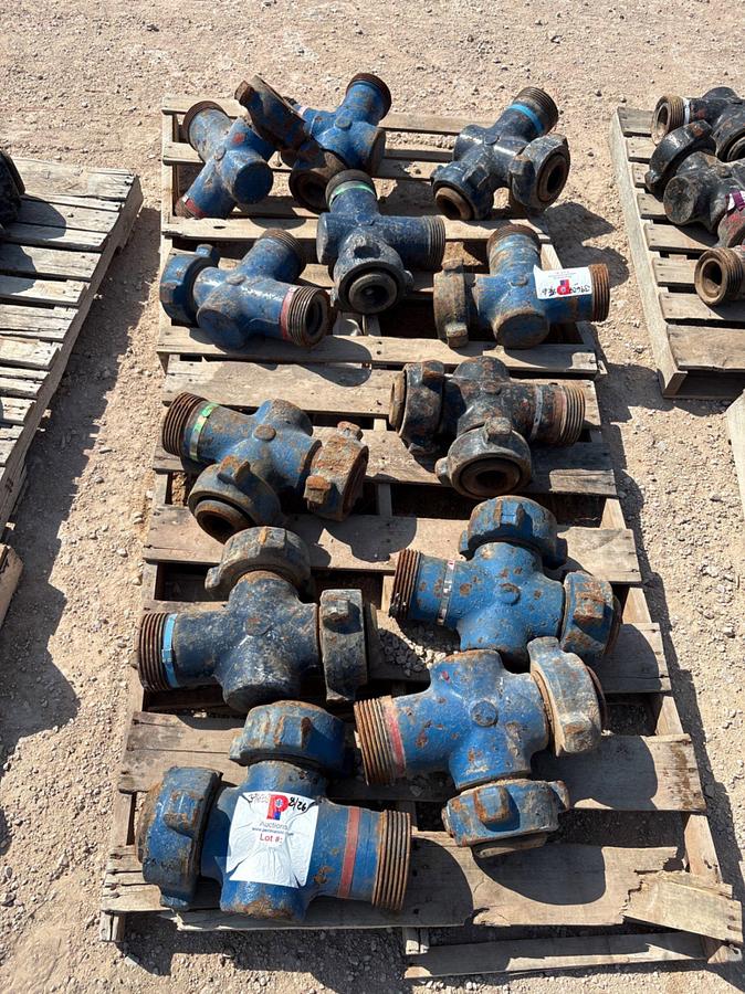 Used (12x$) 3” 1502 “T” fittings