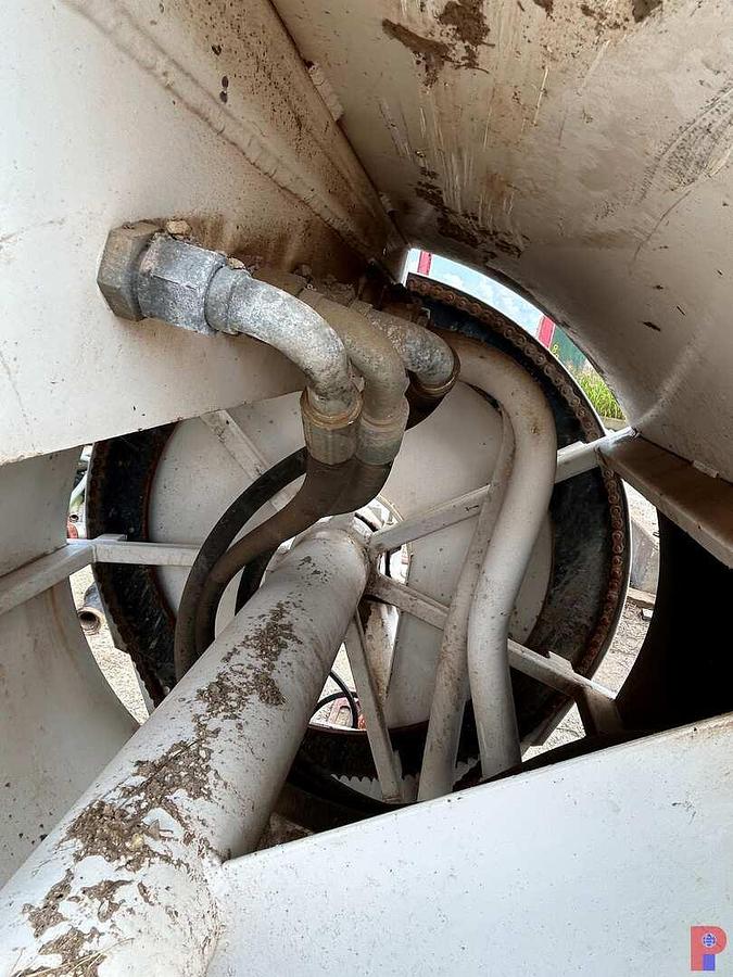 Used 72” DIA. X 34”W SKIDDED HYDRAULIC HOSE REEL W/ 3-SIZES OF HYD. HOSE