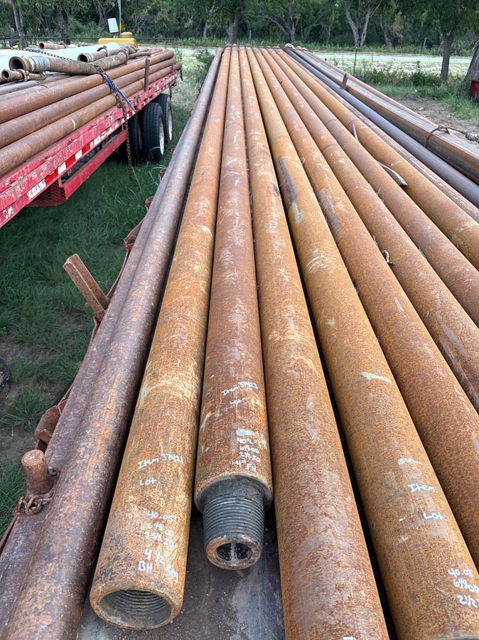 Used 6-1/8”OD x 2-1/2”ID x 40’L 4”FH SLICK DRILL COLLAR