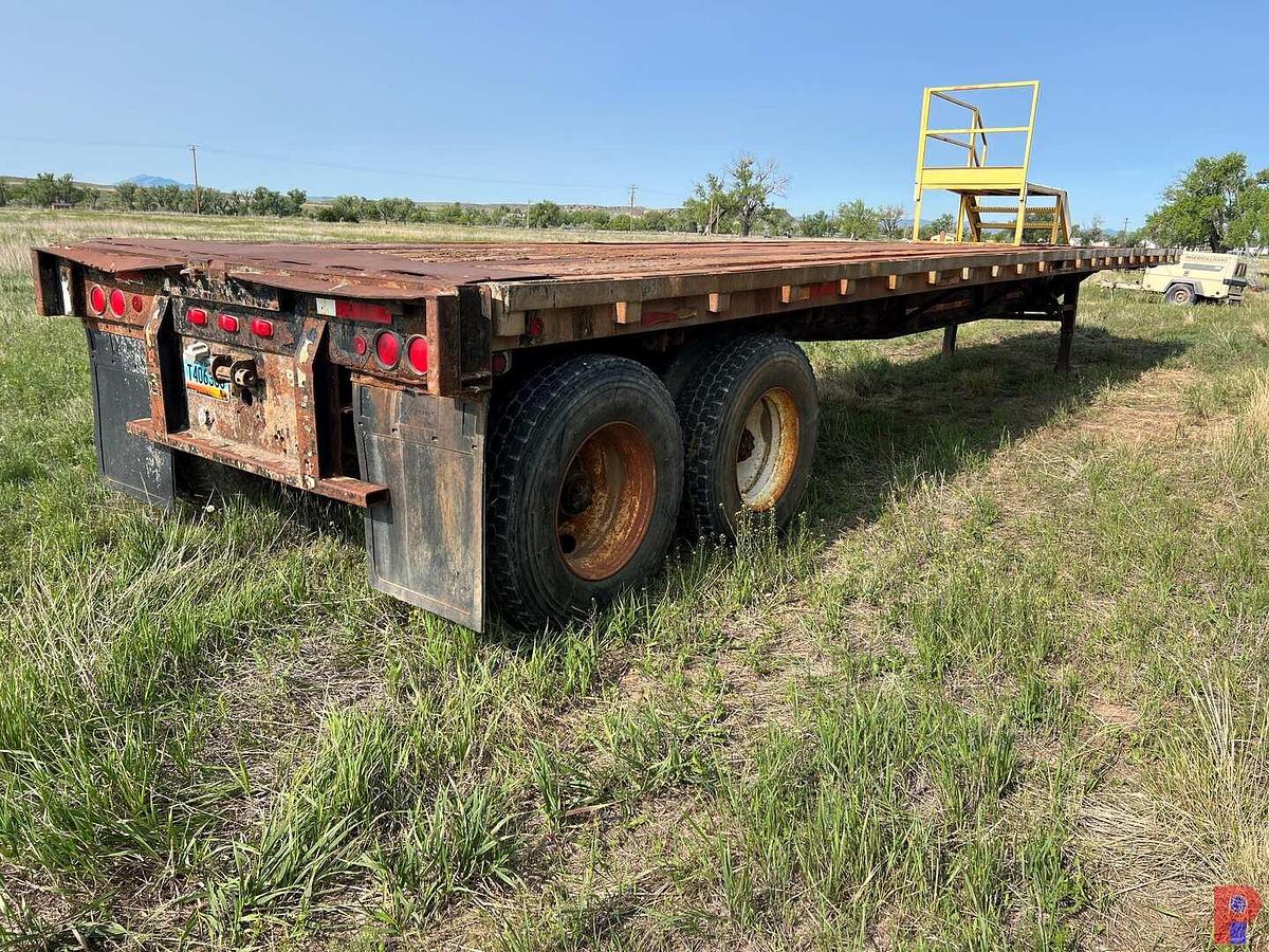 Used 1985 FRUEHAUF 45' T/A FLATBED TRAILER