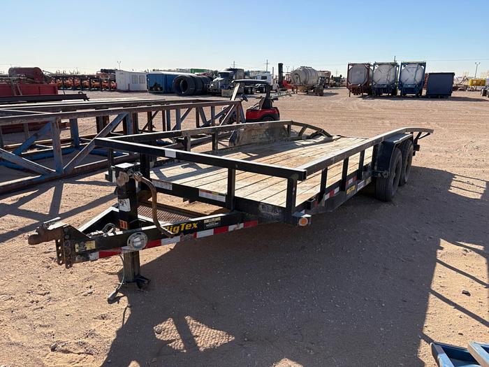 Used 2023 BIG TEX 20’ X 90” T/A BUMPER PULL UTILITY TRAILER