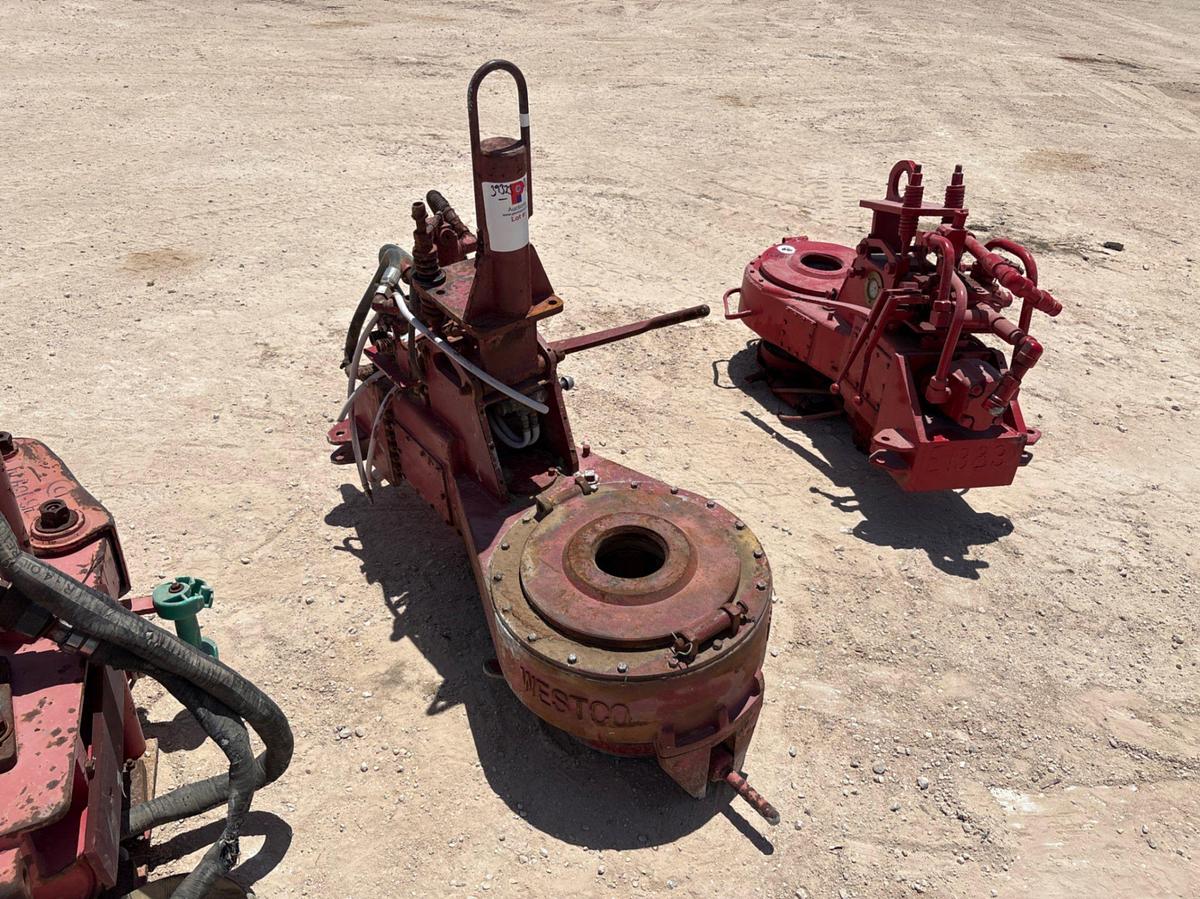 Used Westco 58-93R hydraulic tubing tong