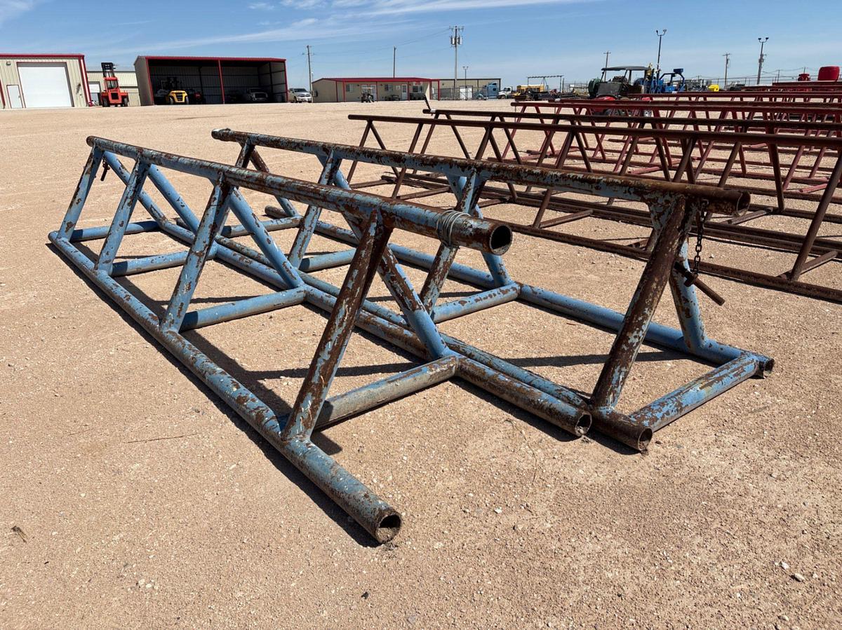 Used (2 X $) 20’ x 42” triangle pipe racks