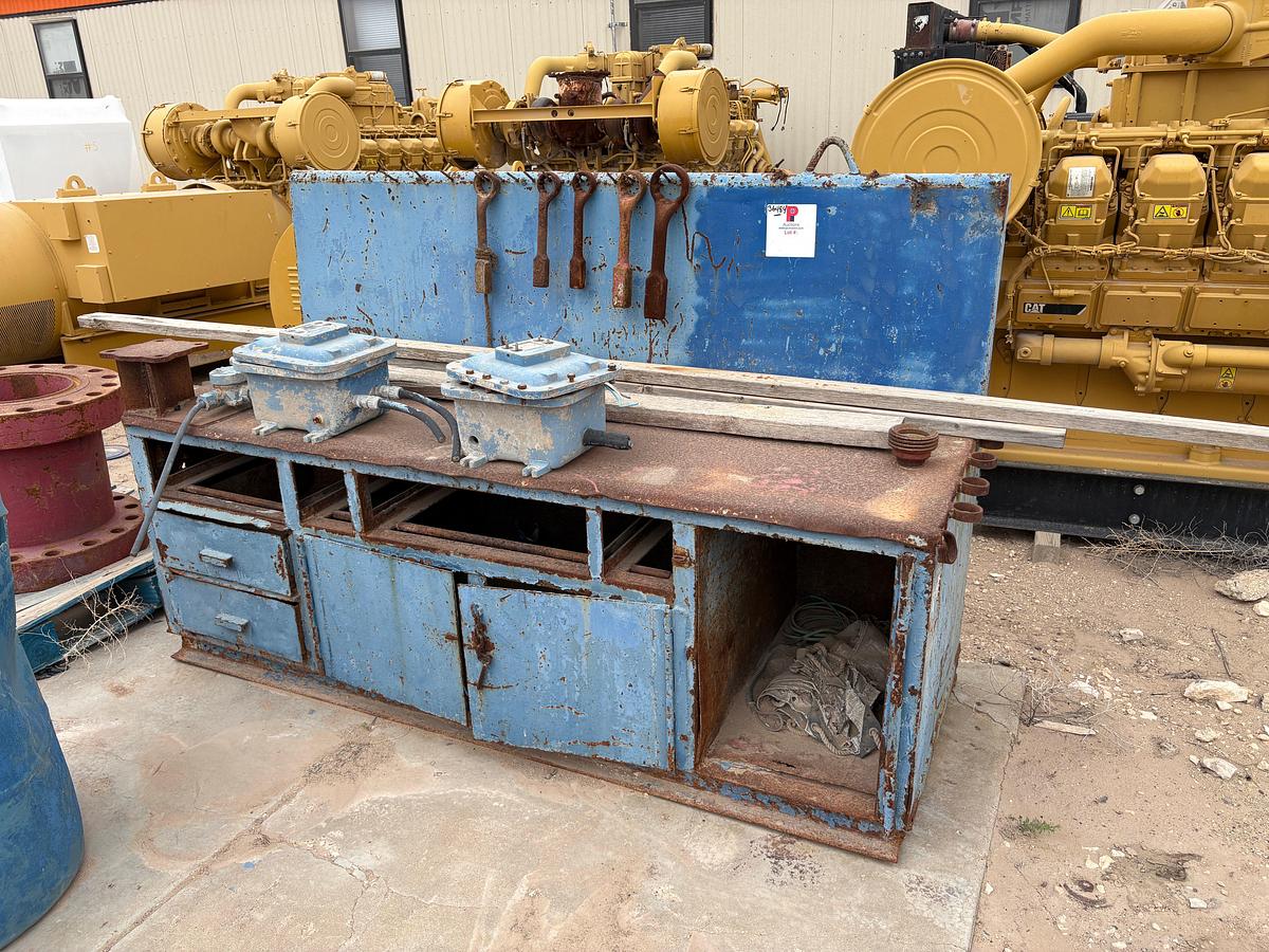 Used 3’ x 3’ x 2.5’ metal workbench