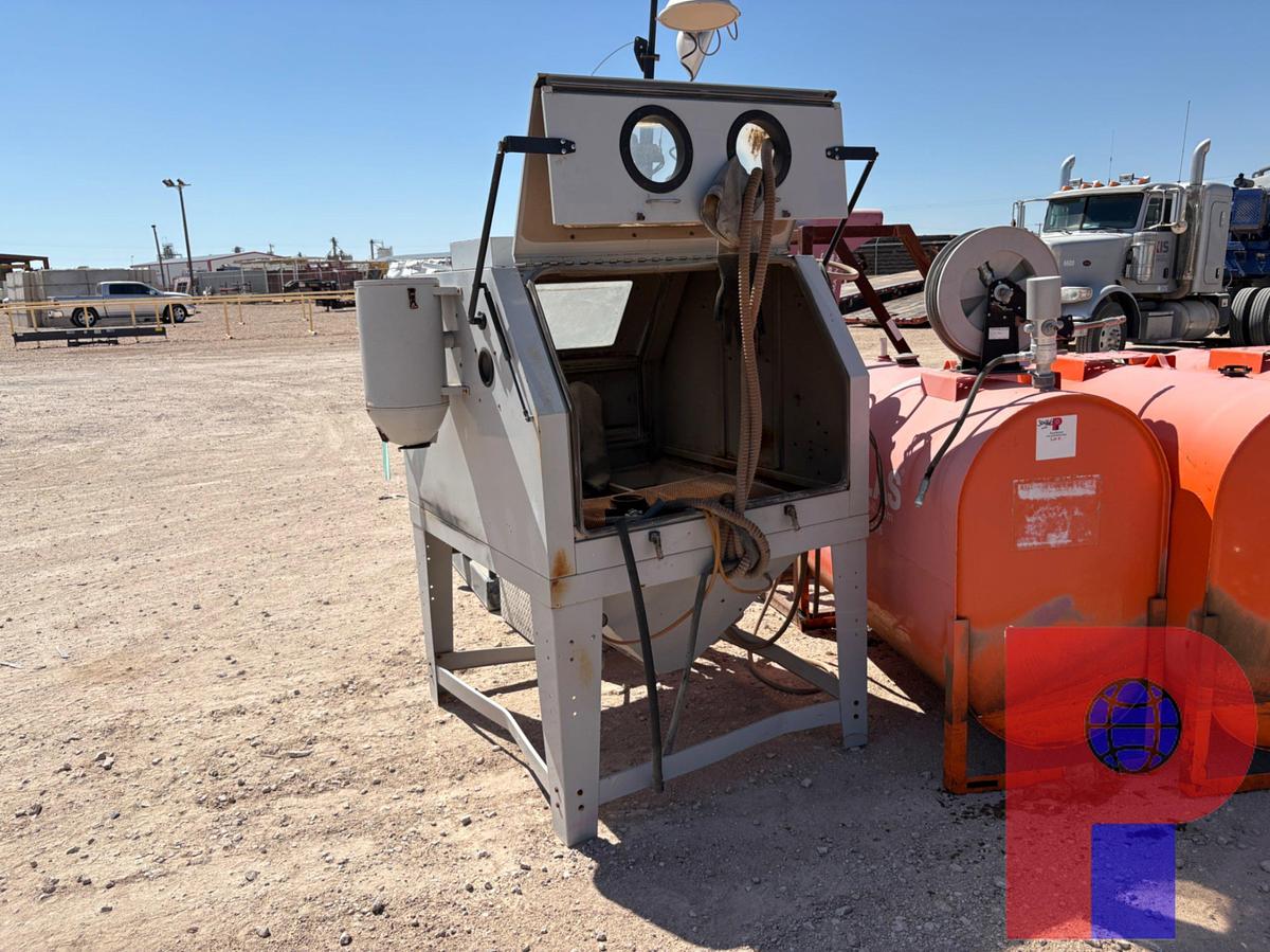Used 47” X 51” X 66” SANDBLASTING CABINET