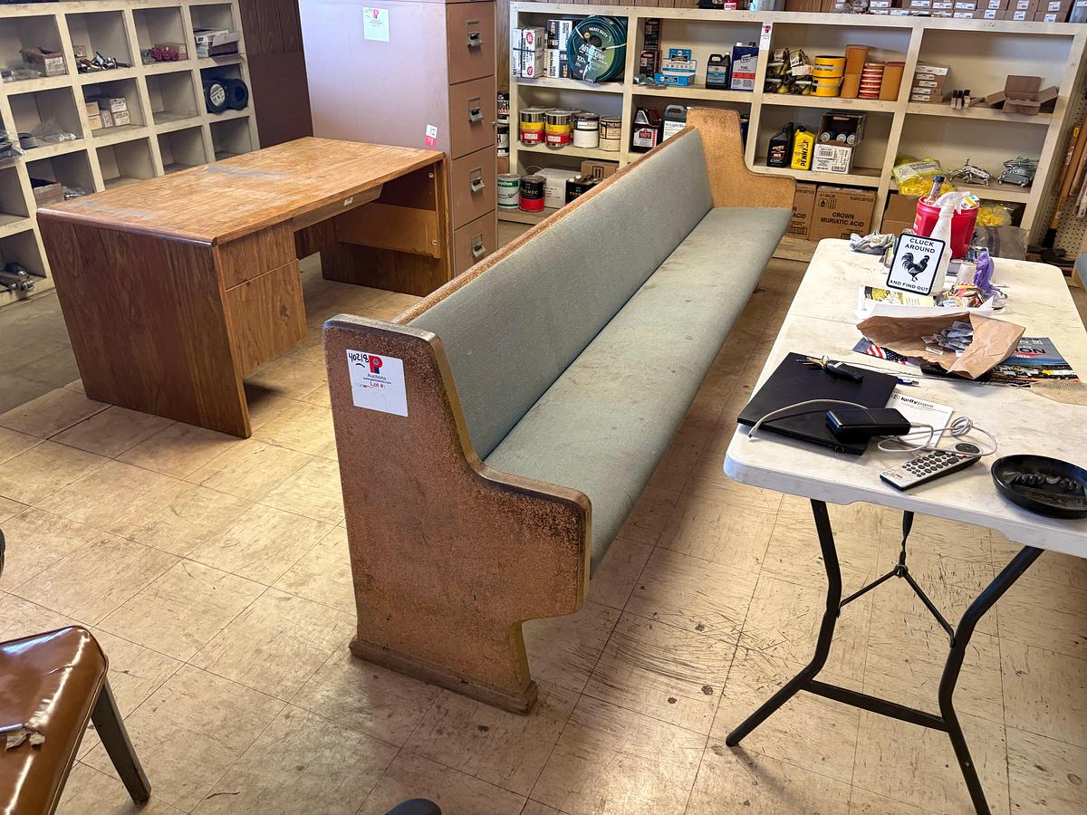 Used (2) 10’L church pews