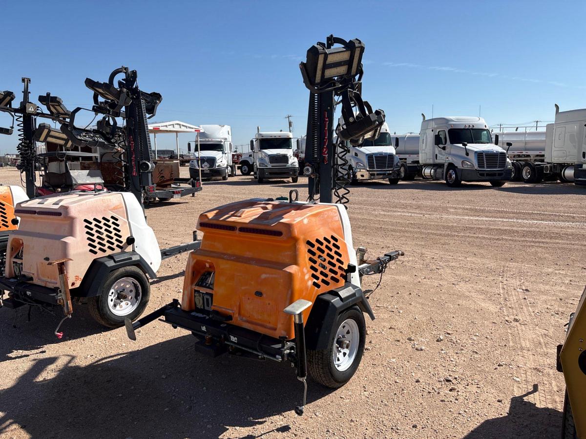 Used 2017 GENERAC MOBILE PRODUCTS MLT6SMDS 6KW S/A BUMPER PULL LED LIGHT TOWER