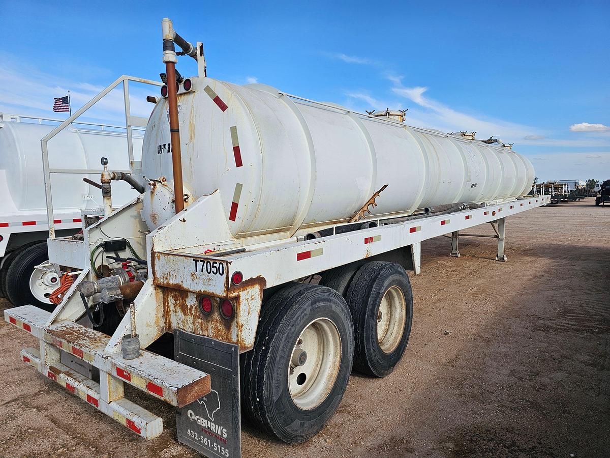 Used 2009 TROXELL 130BBL T/A VACUUM TRAILER (New Liner 8/2023)