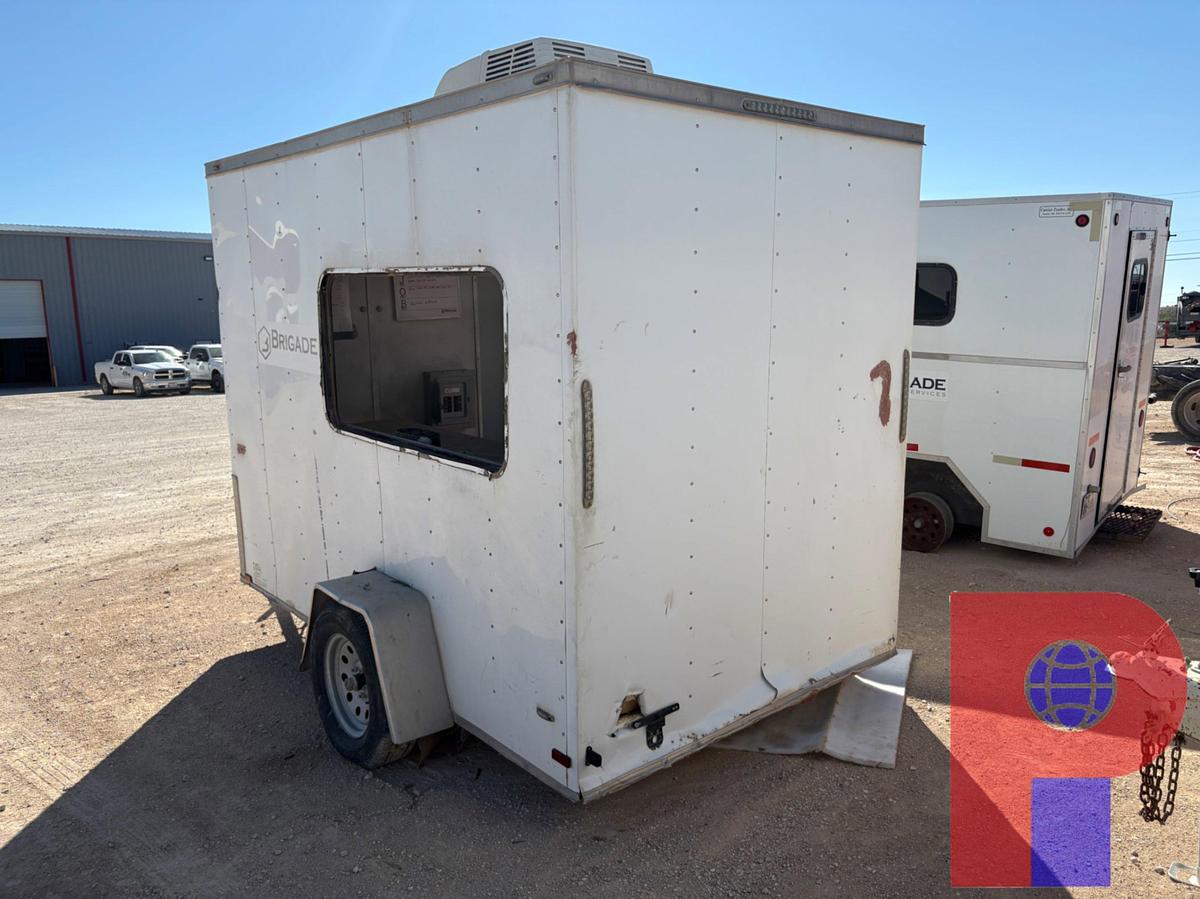 Used 2019 LARK UNITED 10’ X 6’ S/A BUMPER PULL MOBILE OFFICE TRAILER