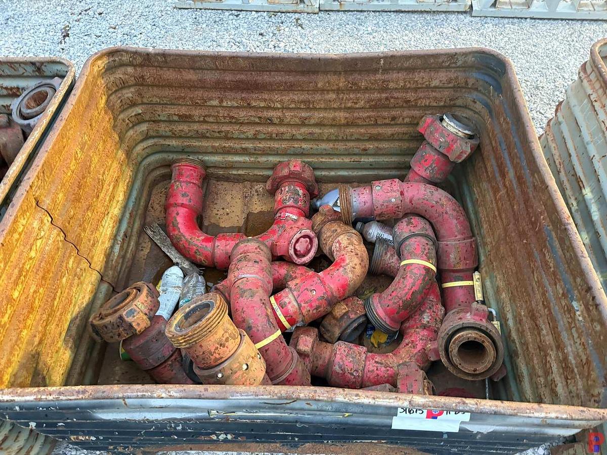 Used BIN OF (8) 3” FIG 1502 15K WP STYLE 10 & 50 CHIKSAN SWIVELS