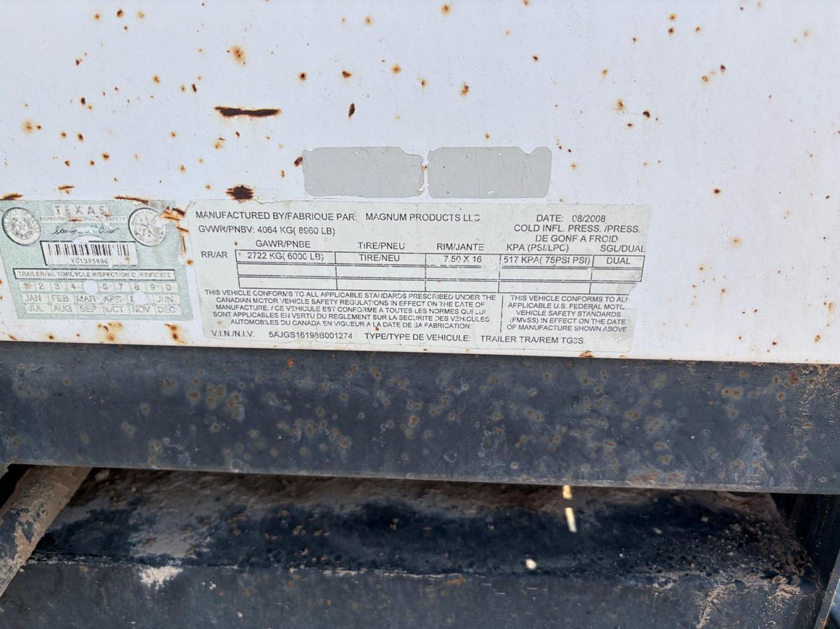 Used Magnum MLT4200 T/A bumper pull 19KW light tower combo trailer