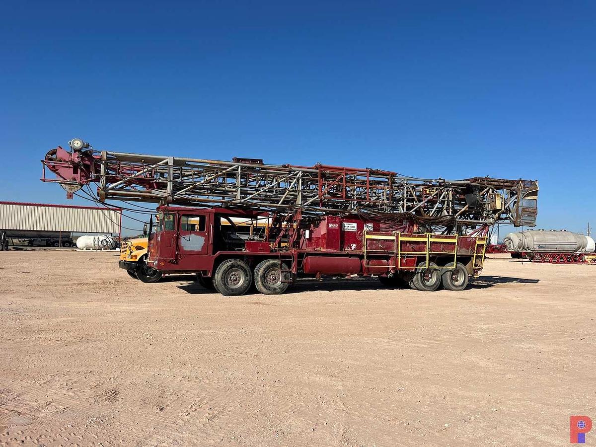 Used FRANKS EXPLORER III 1287 DD 4-AXLE WELL SERVICE RIG