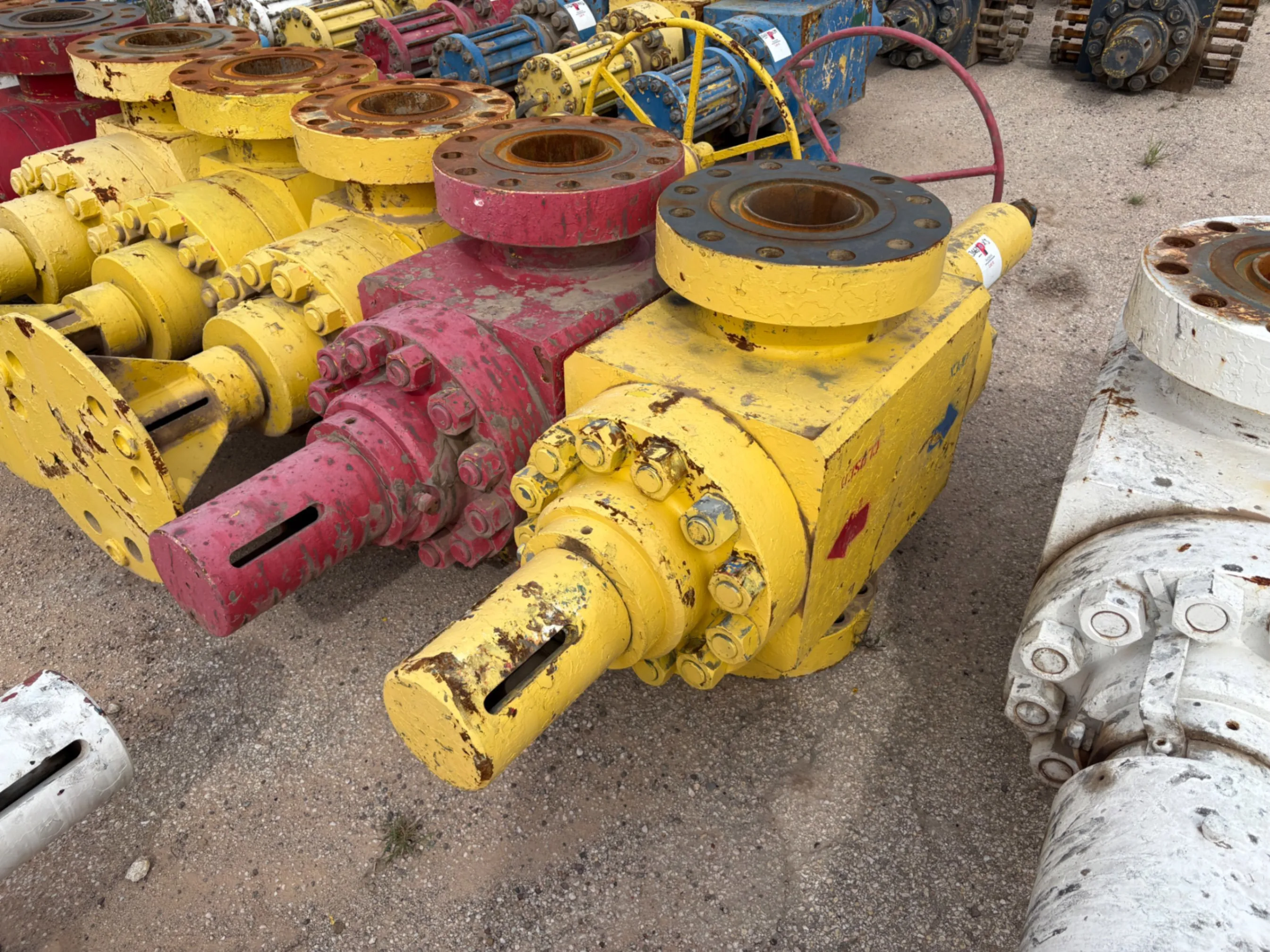 Used (3x$) (3) 7-1/16” 10k frac valves