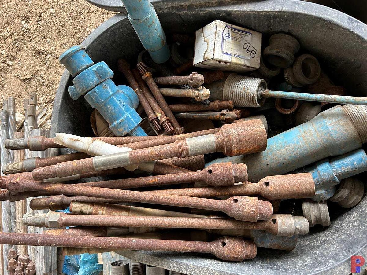 Used (2 X $) (2) MISC TUBS W/ FISHING TOOLS