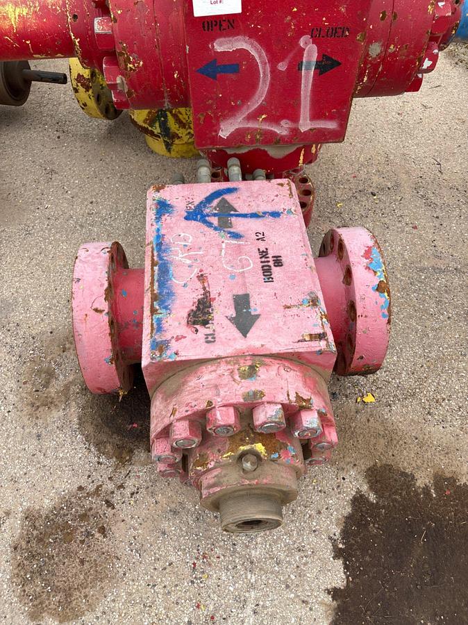 Used (5) 7-1/16” 10k frac valve bodies