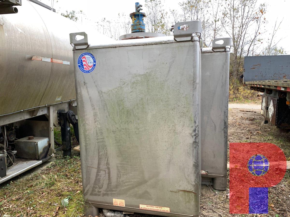 Used (4) METALCRAFT STAINLESS CONTAINERS