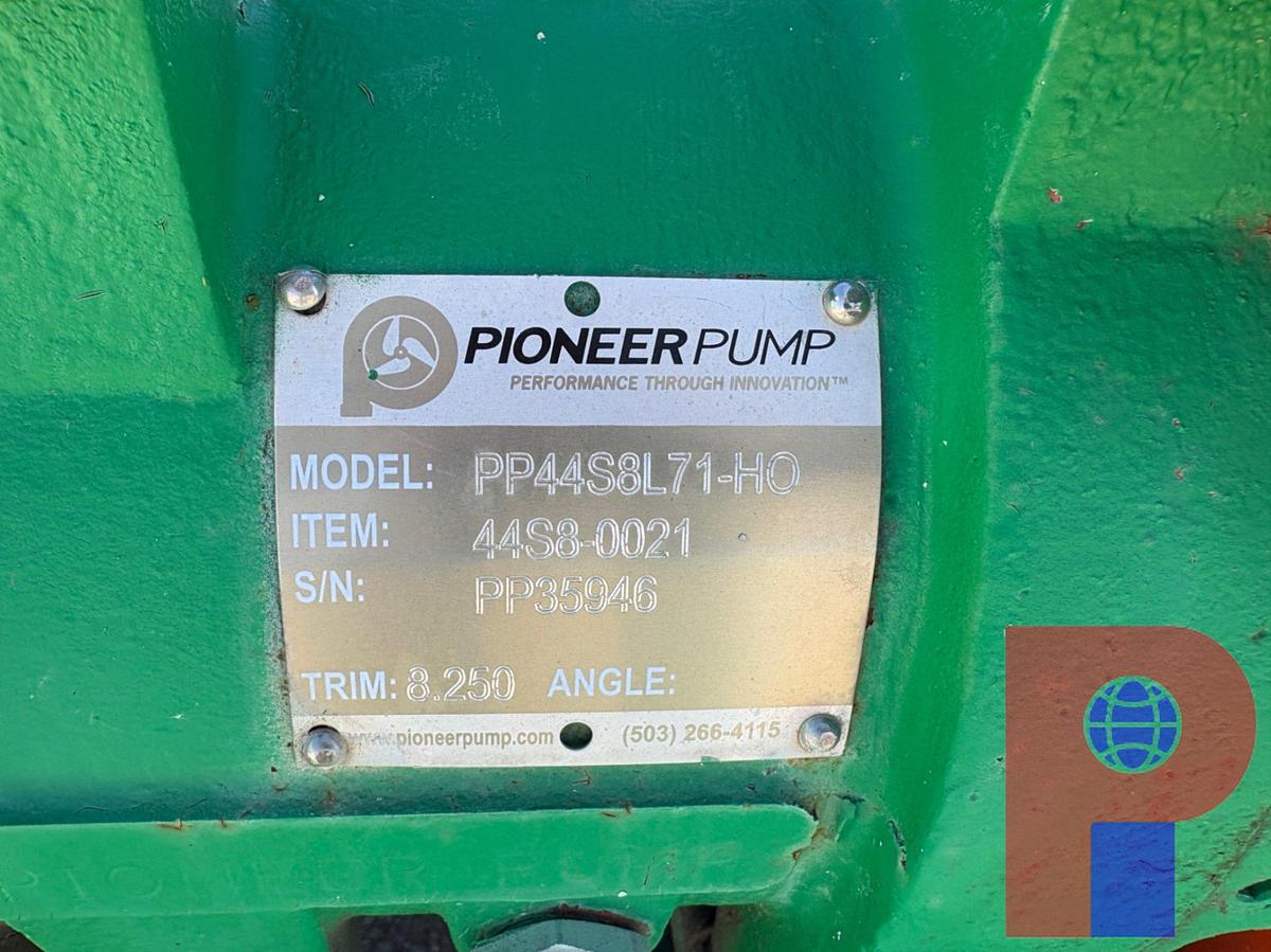 Used PIONEER 4X4X8 CENT PUMP SKID