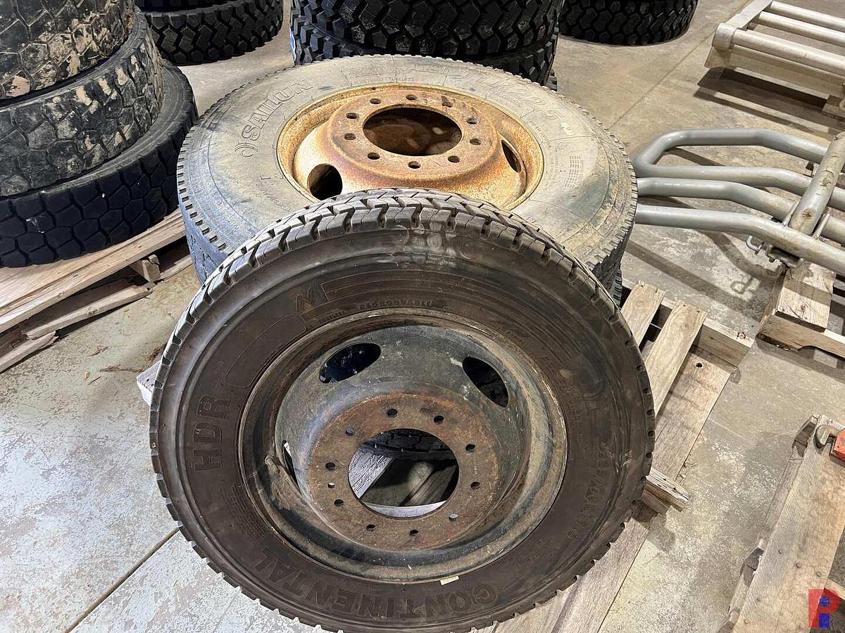 Used 2 PALLETS USED WHEELS & TIRES