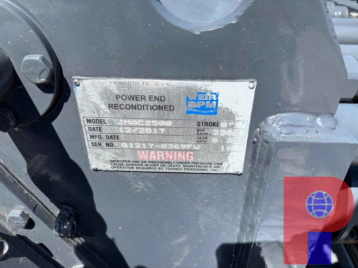 Used 2018 SPM 2500HP 15,000PSI T/A FRAC PUMP TRAILER