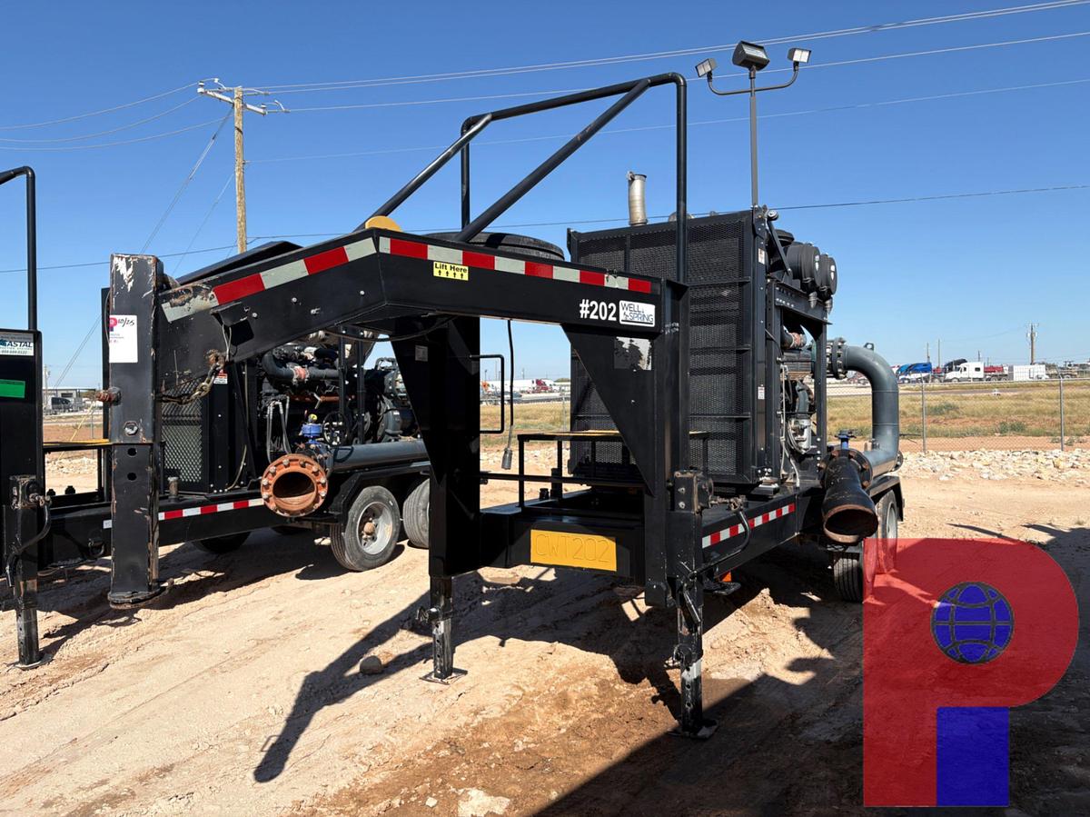 Used 2022 COASTAL  T/A GOOSENECK 640 HP WATER TRANSFER PUMP TRAILER