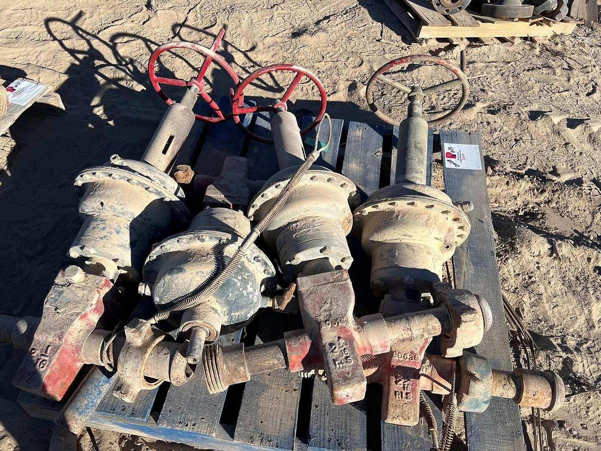 Used (17)  OF FMC 2 1/16” GATE VALVES W/ DIAPHRAGM ACTUATORS