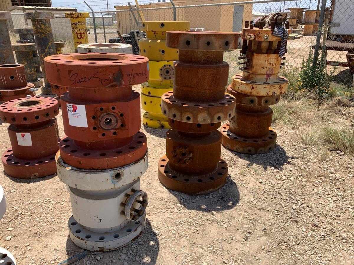 Used (6x) Assorted Multi Bolt Casing Spools