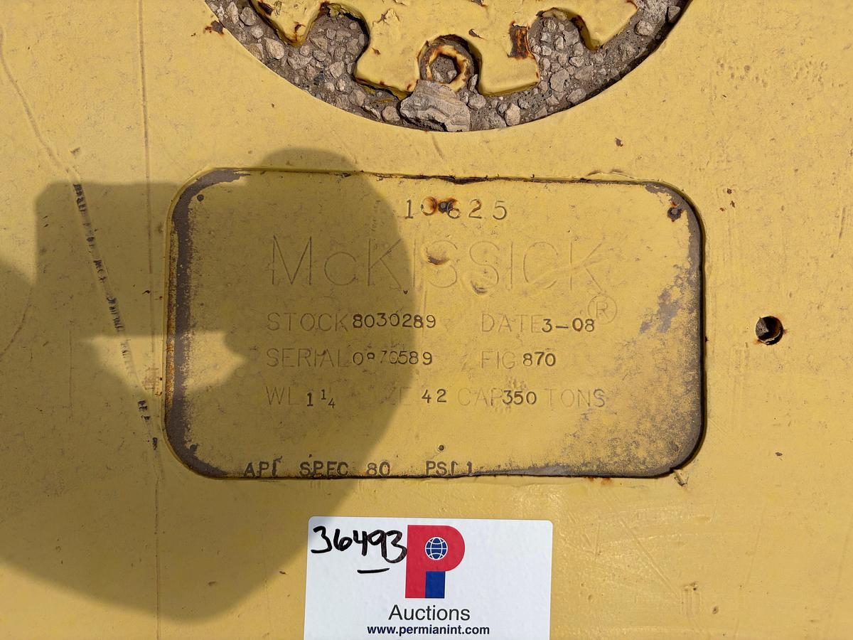 Used MCKISSICK 870 350-TON BLOCK