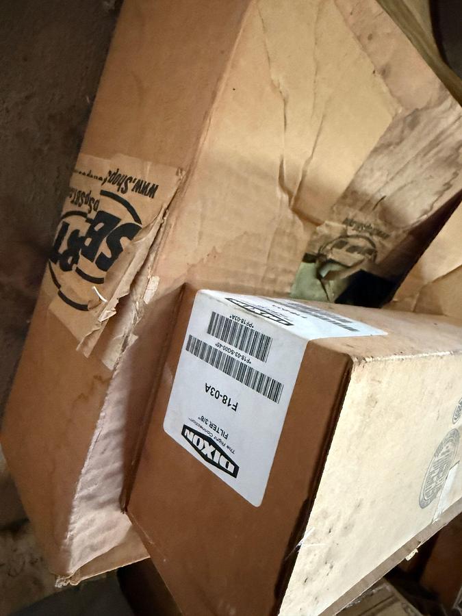 Used (2) PALLETS OF VARIOUS BOLTS, FITTINGS, CLEVIS’s, SOME ENGINE PARTS