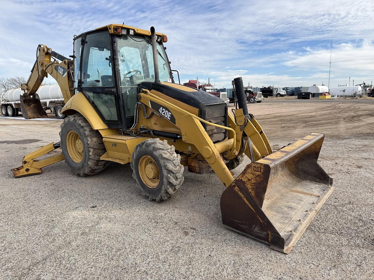 Used 2007 CATERPILLAR 420E BACKHOE LOADER