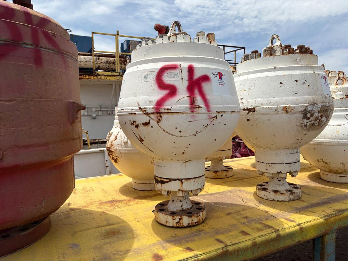 Used (2) HYDRIL 5K pulsation dampeners