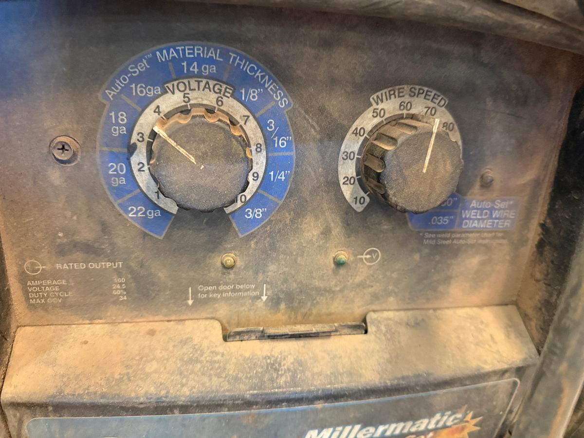 Used MILLERMATIC 212 AUTO-SET WIRE WELDER