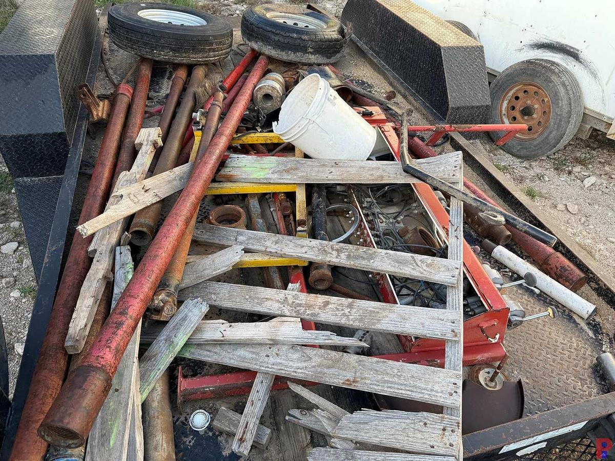 Used 2018 AMERITRAIL 14’ T/A STEEL BED BUMPER PULL TRAILER