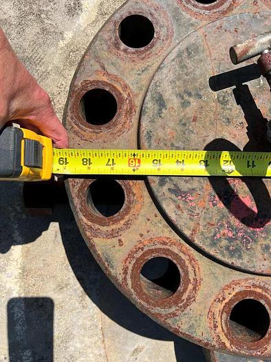 Used FIVE 10K FLANGES W/12" BOLTS & NUTS